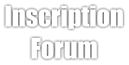 Inscription Forum